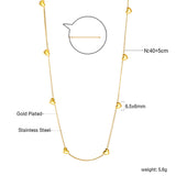 2024 New Year 8 Peach Heart Pendant Necklace 40+5cm