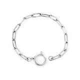 Carpet embossed chain 0.9*4*12mm long cross chain 17cm without spring clasp. Hand chain. Steel color/Golden