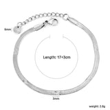 3.0 Pressure Sunflower Blade Chain 17 + 3cm + 6mm Round Tail Brand Hand Chain Steel/Gold