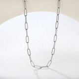 1*4*12mm long flat cross 45*5cm+6mm round tail pendant necklace steel color/gold color