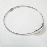 12 x 55mm hollow arched 3.0mm spring snake chain 40cm necklace, steel color/gold color