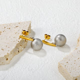 Earring, Two-Tone Gold