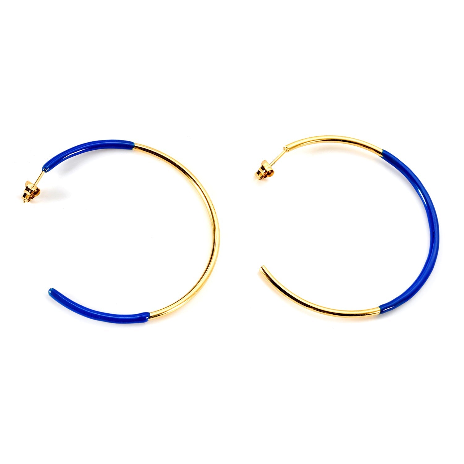 Pink & Blue & Green Circle Open Earrings 2*50mm asonjewelry