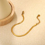 3.0 Pressure Sunflower Blade Chain 17 + 3cm + 6mm Round Tail Brand Hand Chain Steel/Gold