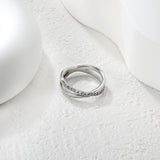 Single Ring of Steel/Steel 6 Double-layer Ring Christmas Gift