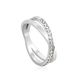 Single Ring of Steel/Steel 6 Double-layer Ring Christmas Gift