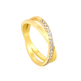 Single Ring of Steel/Steel 6 Double-layer Ring Christmas Gift