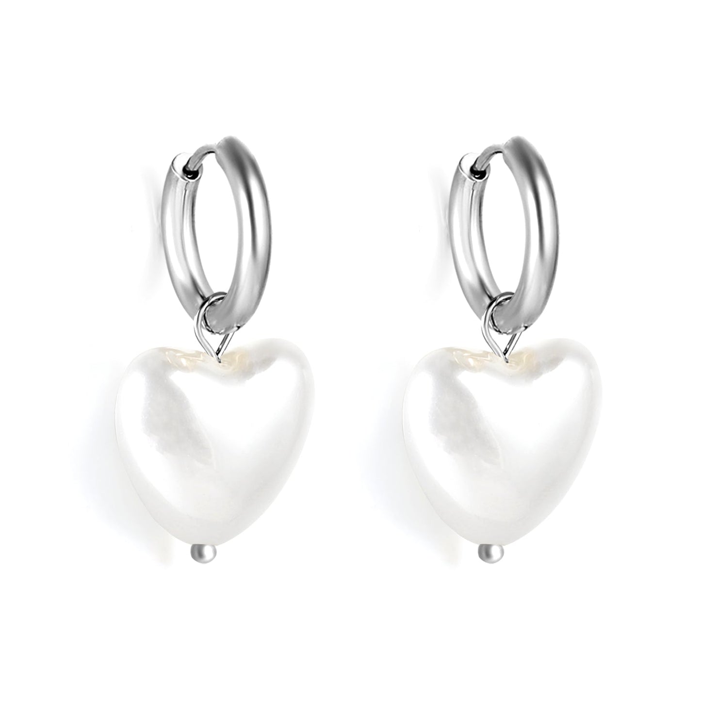 2024 New Year Fashion Various Irregular Shape White Pearl Earrings asonjewelry