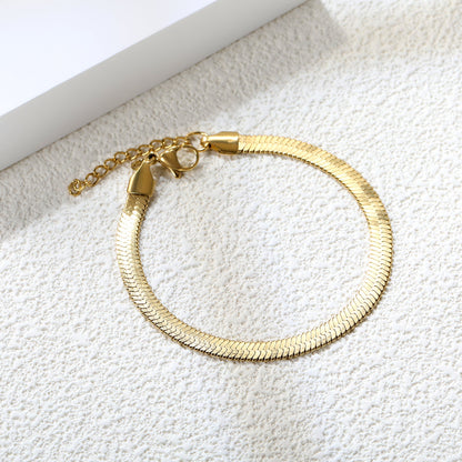 Blade Bracelet 5mm*18+3cm asonjewelry