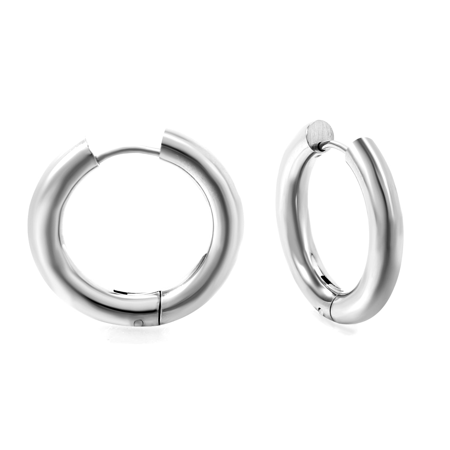 4x25mm Circle Earrings asonjewelry