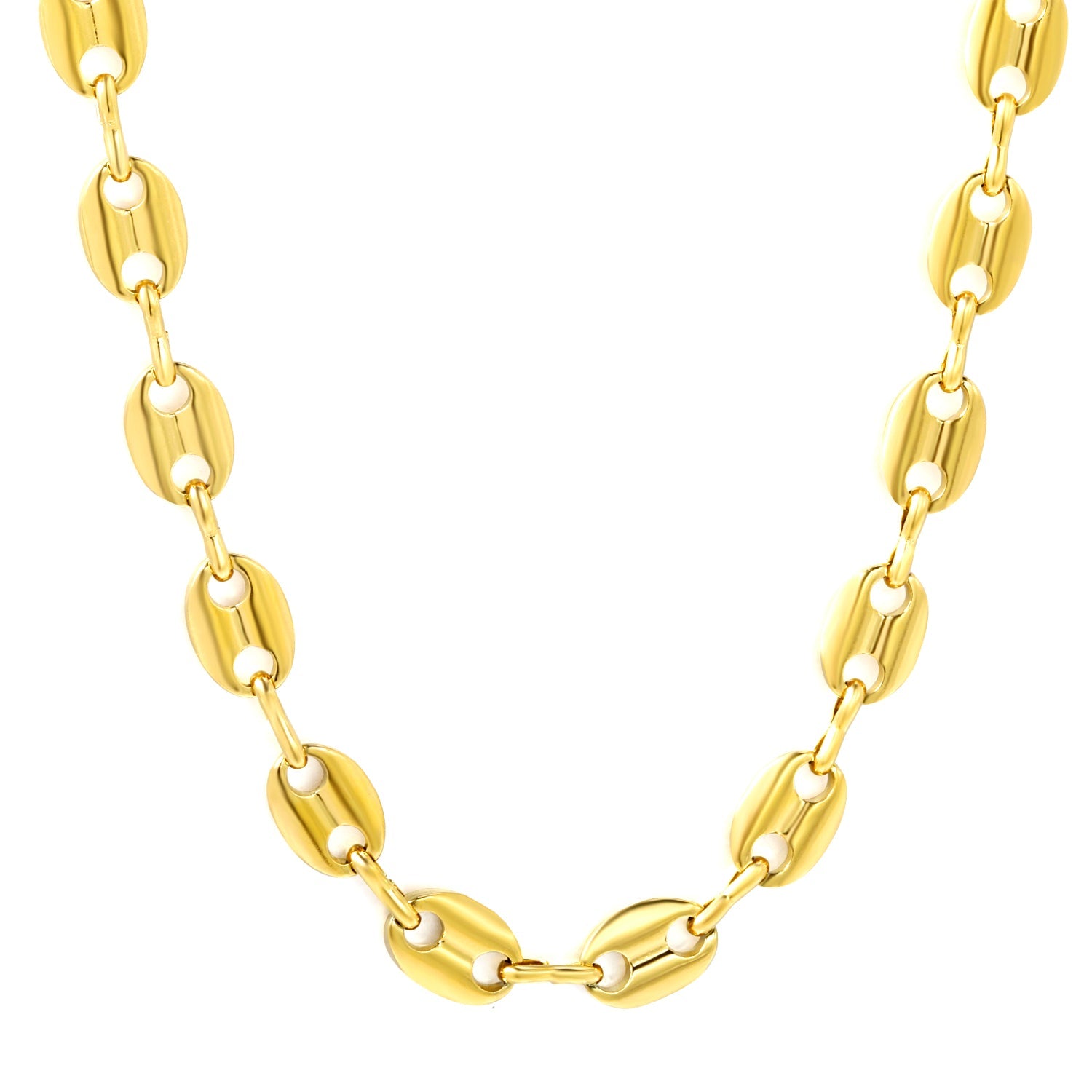 8mm Coffee Bean Accessory Necklace 60cm asonjewelry