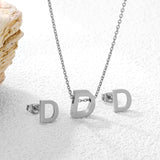 Steel/Gold Cut Letters Set without Diamonds A-Z