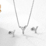 Steel/Gold Cut Letters Set without Diamonds A-Z