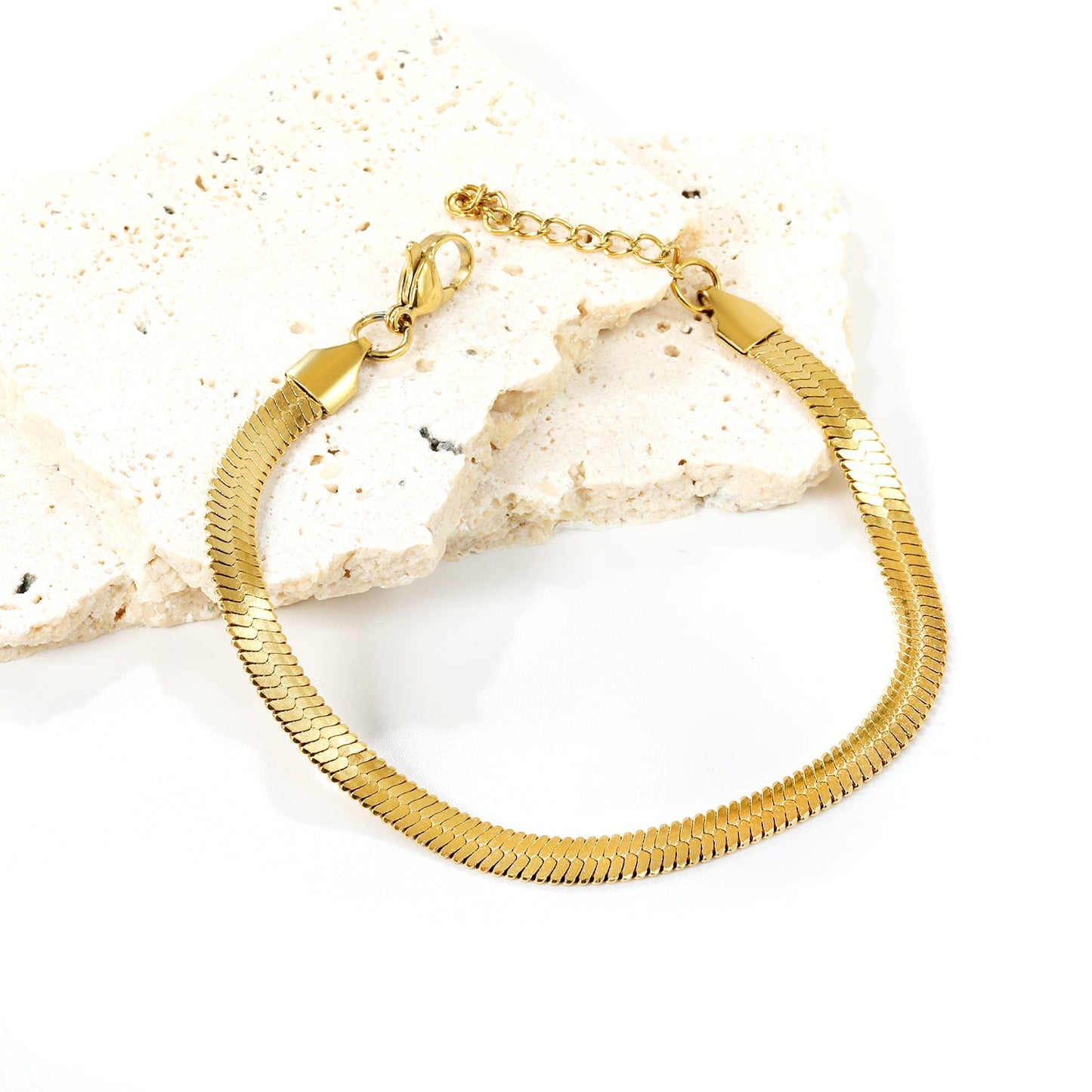 Blade Bracelet 5mm*18+3cm asonjewelry