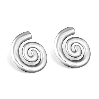 Spiral Earrings 26.7*31mm asonjewelry