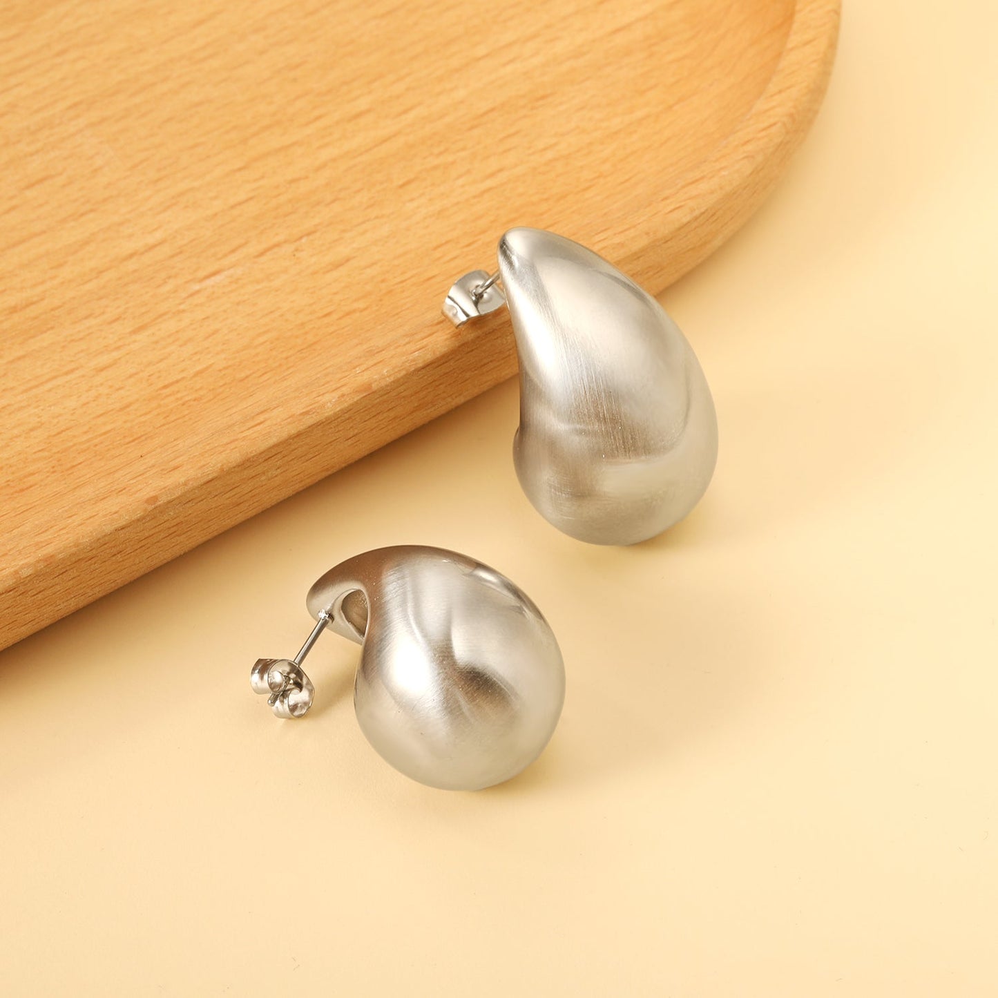Water Drop Oval Earrings 19.5*32mm asonjewelry