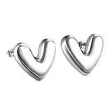 Heart Shape Earrings 25*22mm