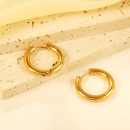 4x25mm Circle Earrings asonjewelry