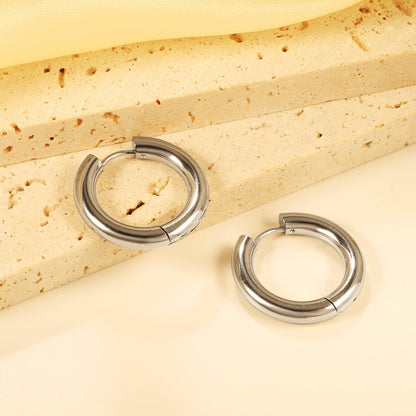 4x25mm Circle Earrings asonjewelry