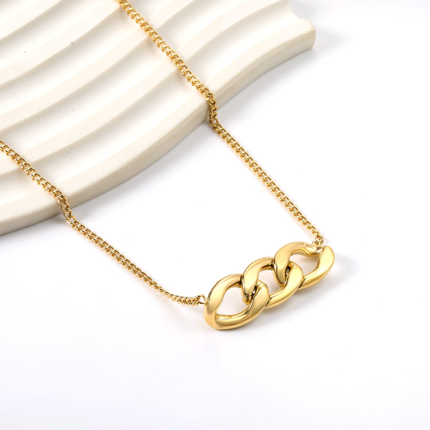 Chain pendant 36.4*11.5mm necklace 42+5cm asonjewelry