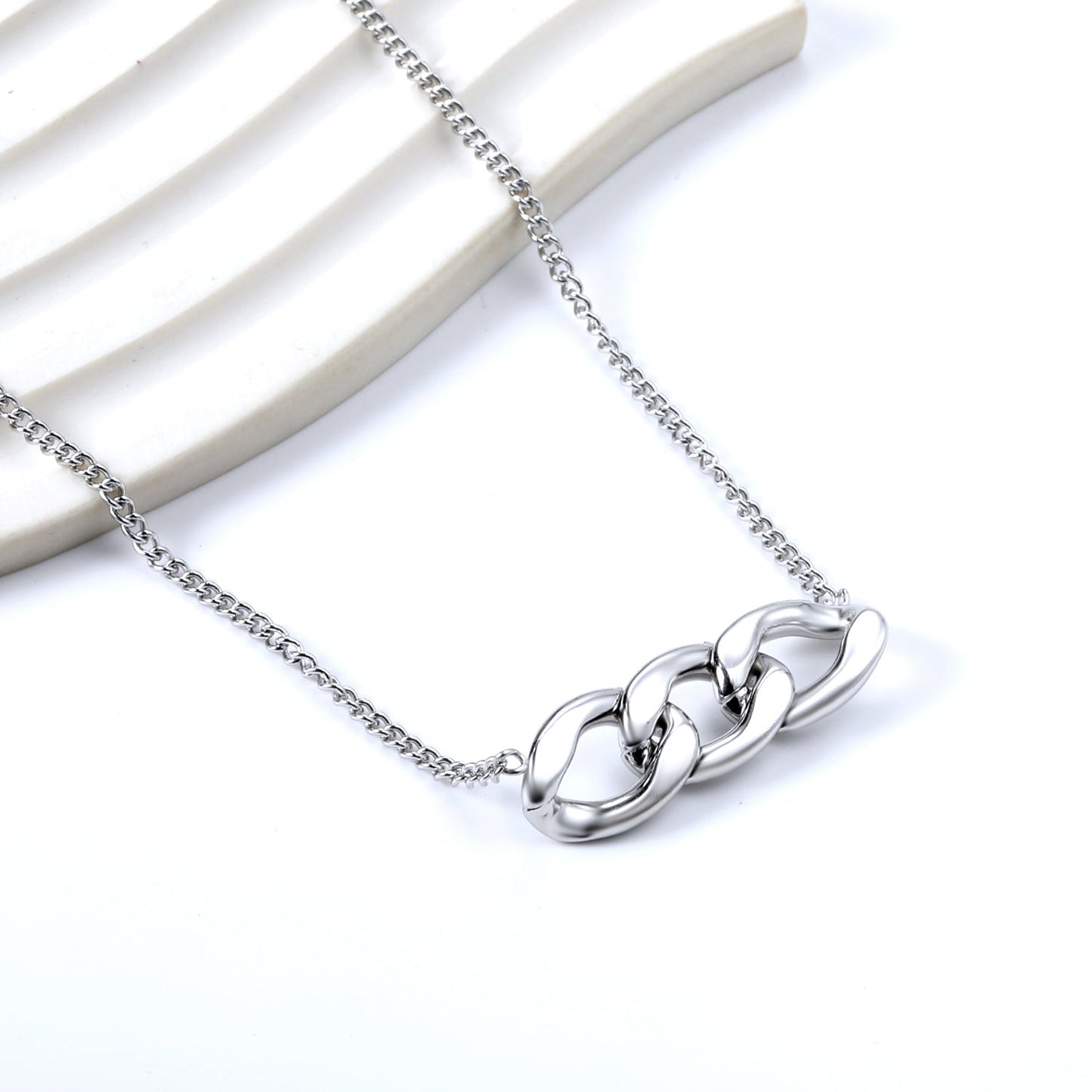 Chain pendant 36.4*11.5mm necklace 42+5cm asonjewelry