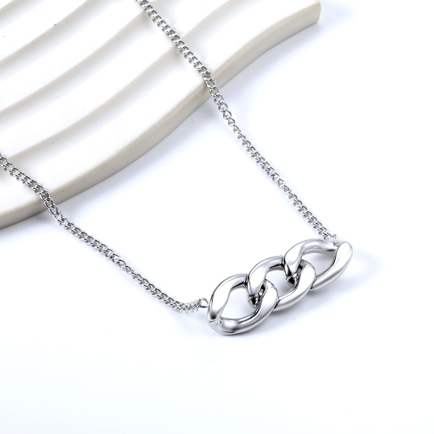 Chain pendant 36.4*11.5mm necklace 42+5cm asonjewelry