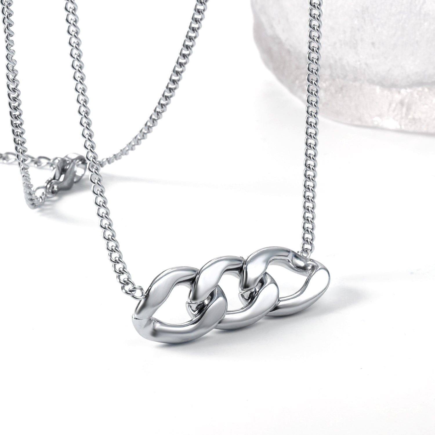 Chain pendant 36.4*11.5mm necklace 42+5cm asonjewelry