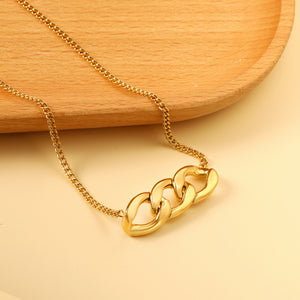 Chain pendant 36.4*11.5mm necklace 42+5cm