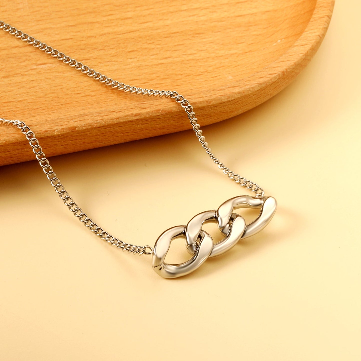 Chain pendant 36.4*11.5mm necklace 42+5cm asonjewelry
