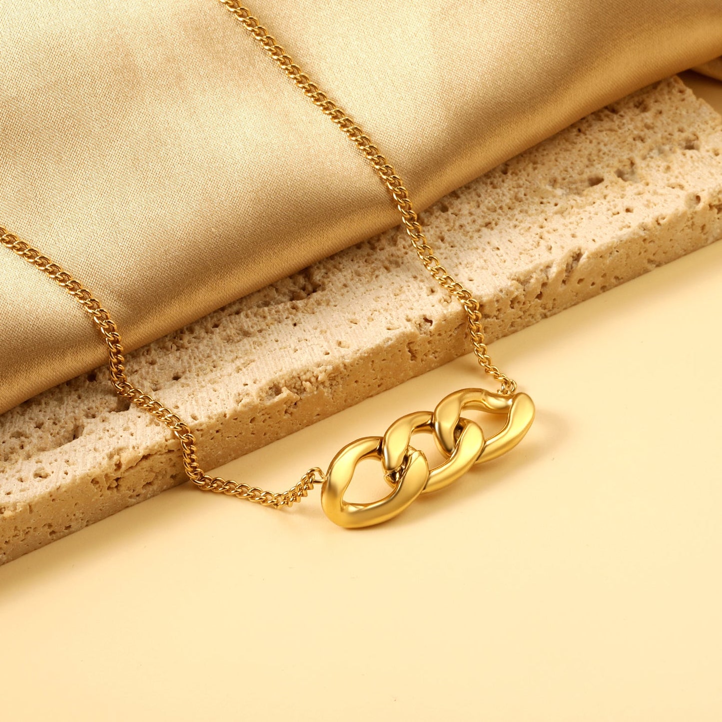 Chain pendant 36.4*11.5mm necklace 42+5cm asonjewelry