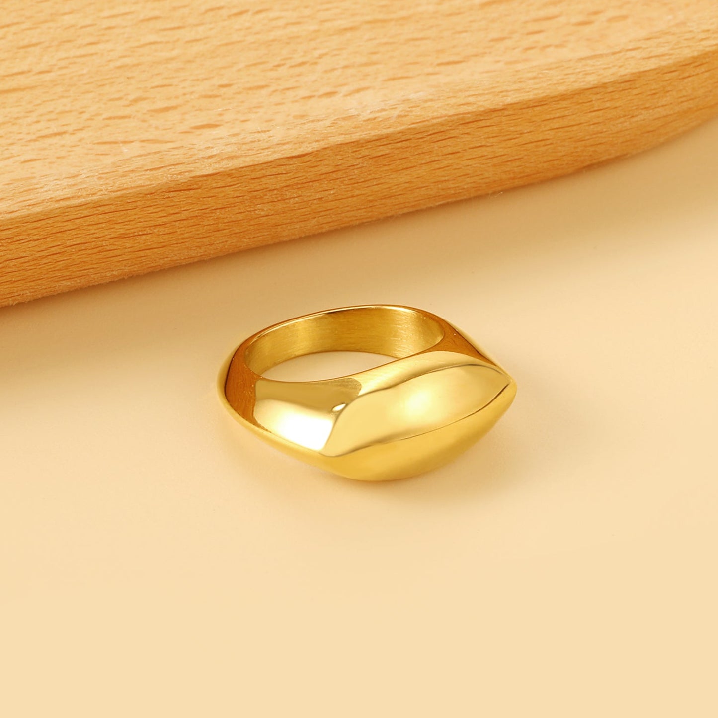 Exaggerated and highly personalized sleek ring asonjewelry