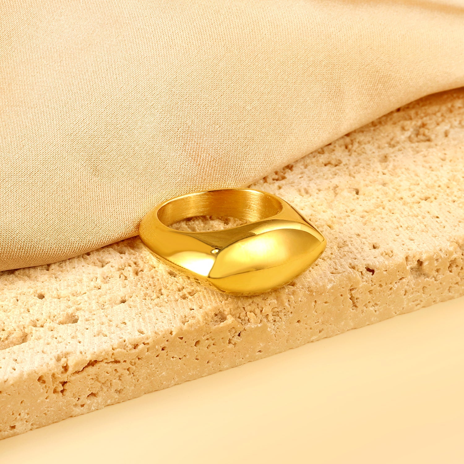 Exaggerated and highly personalized sleek ring asonjewelry