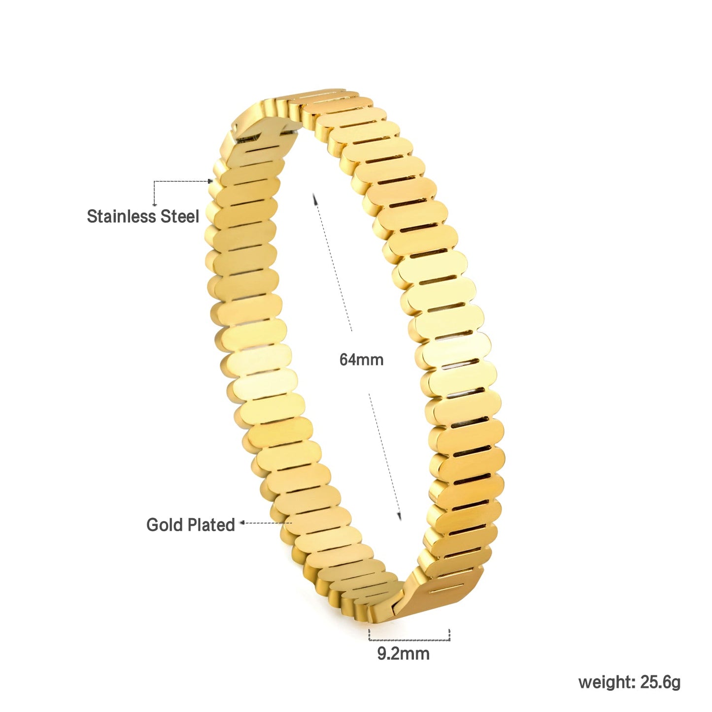 Bracelet in the shape of a fence asonjewelry