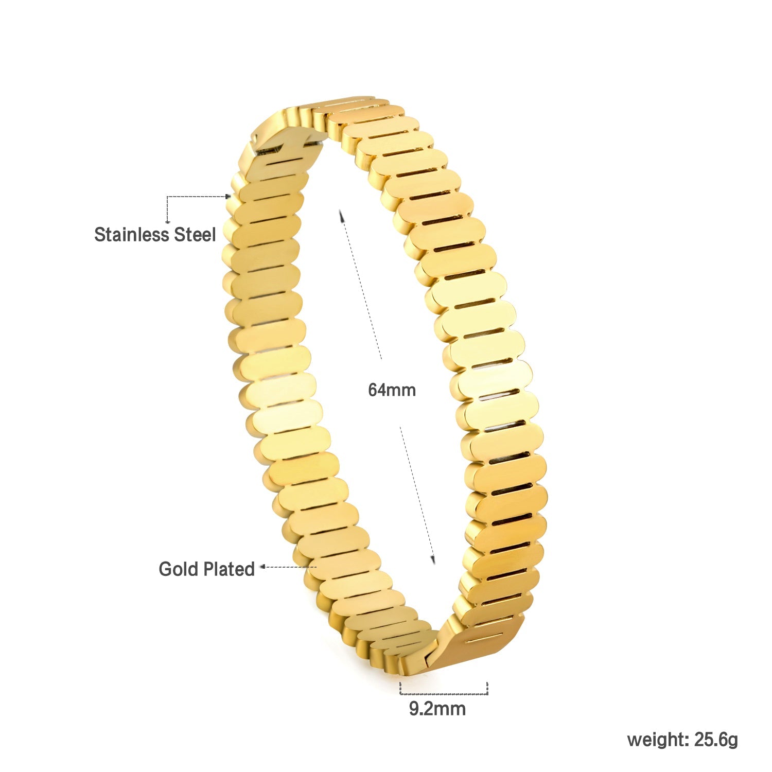 Bracelet in the shape of a fence asonjewelry