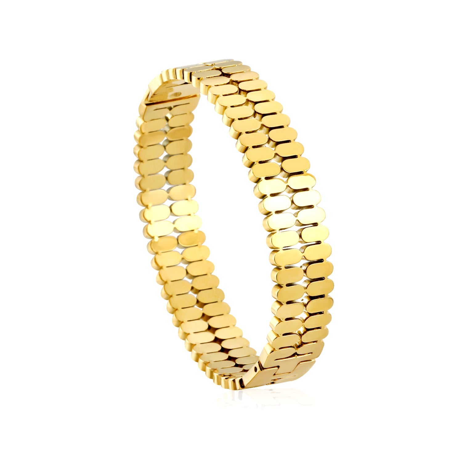 Double fence like shape bracelet asonjewelry