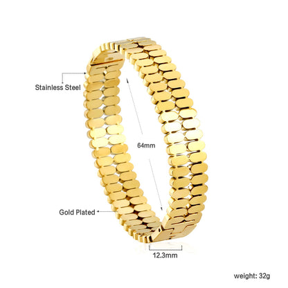 Double fence like shape bracelet asonjewelry