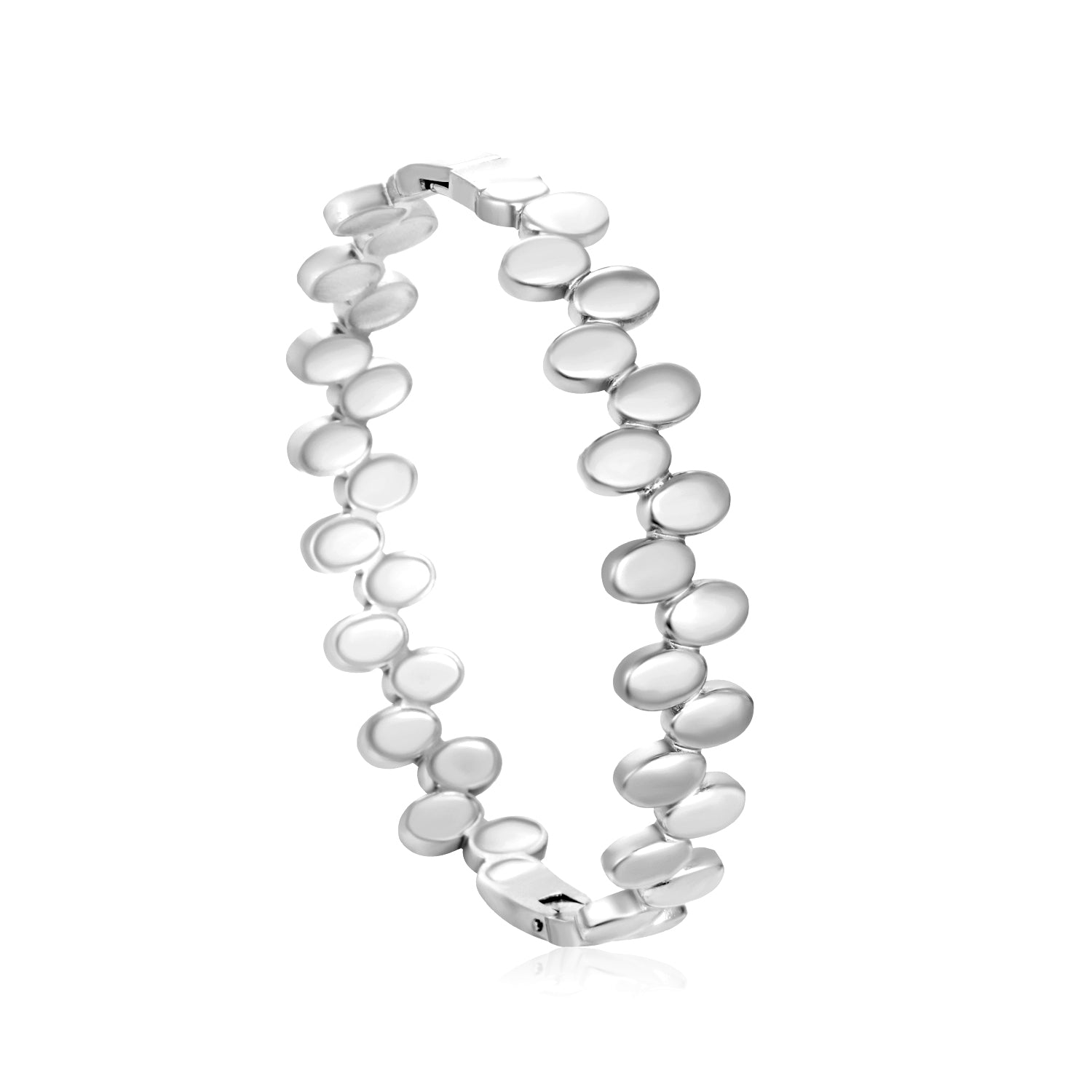 Thick 2.9*Width 11.8*Inner Diameter 60.4mm Bracelet Steel Color / Gold asonjewelry