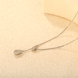 Sweater Chain 5.5x14mm Pendant 7.5x17mm Pendant Fringe Double Teardrop 0.4 Cross Chain 65cm Necklace Steel/Gold