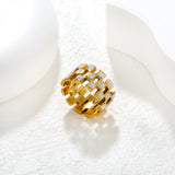 Wholesale 18K Gold Plated Geometric Diamond & Emerald Earring Set Hypoallergenic