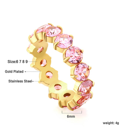 New white stone ring female light luxury sense of high class with elegant temperament metal wind asonjewelry