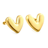 Heart Shape Earrings 25*22mm