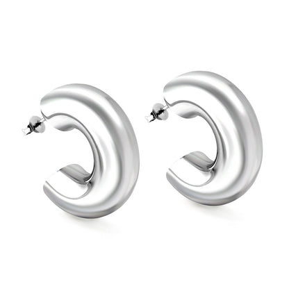 C-shaped earrings 10.5*31mm asonjewelry
