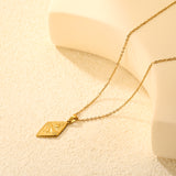 Unique Design Star Moon Casting Technique Necklace, Gold
