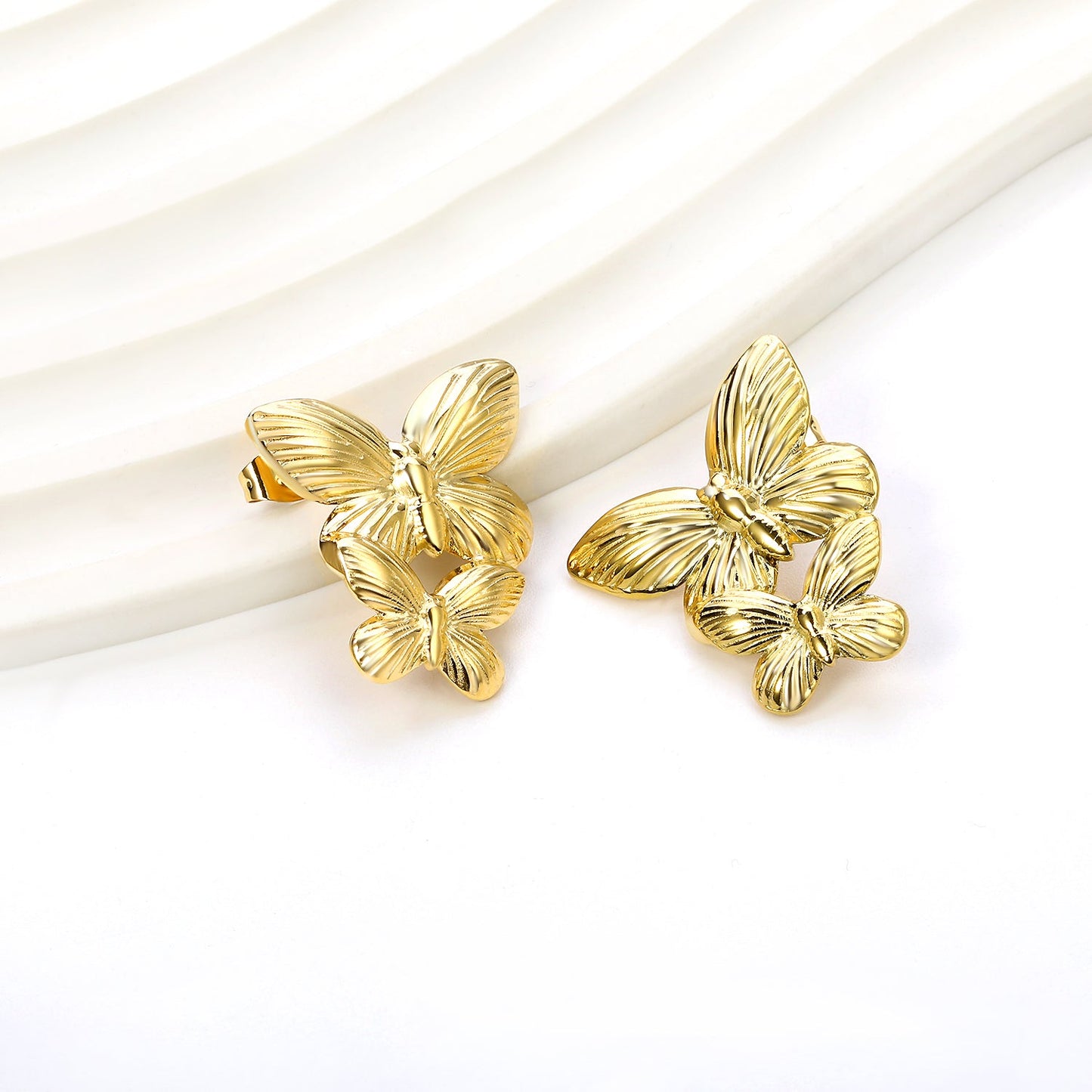 Size Butterfly Earrings 24*27.6 asonjewelry