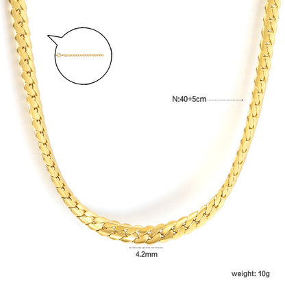 Two Strand Braided Necklace 4.2mm*40+5cm asonjewelry