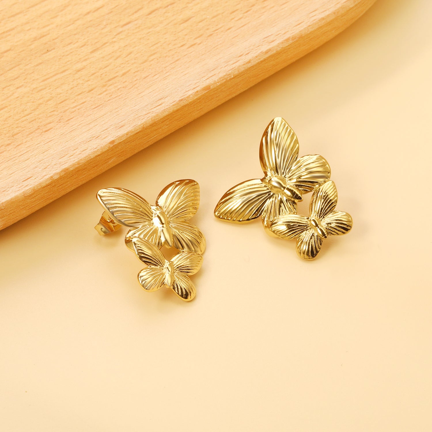 Size Butterfly Earrings 24*27.6 asonjewelry