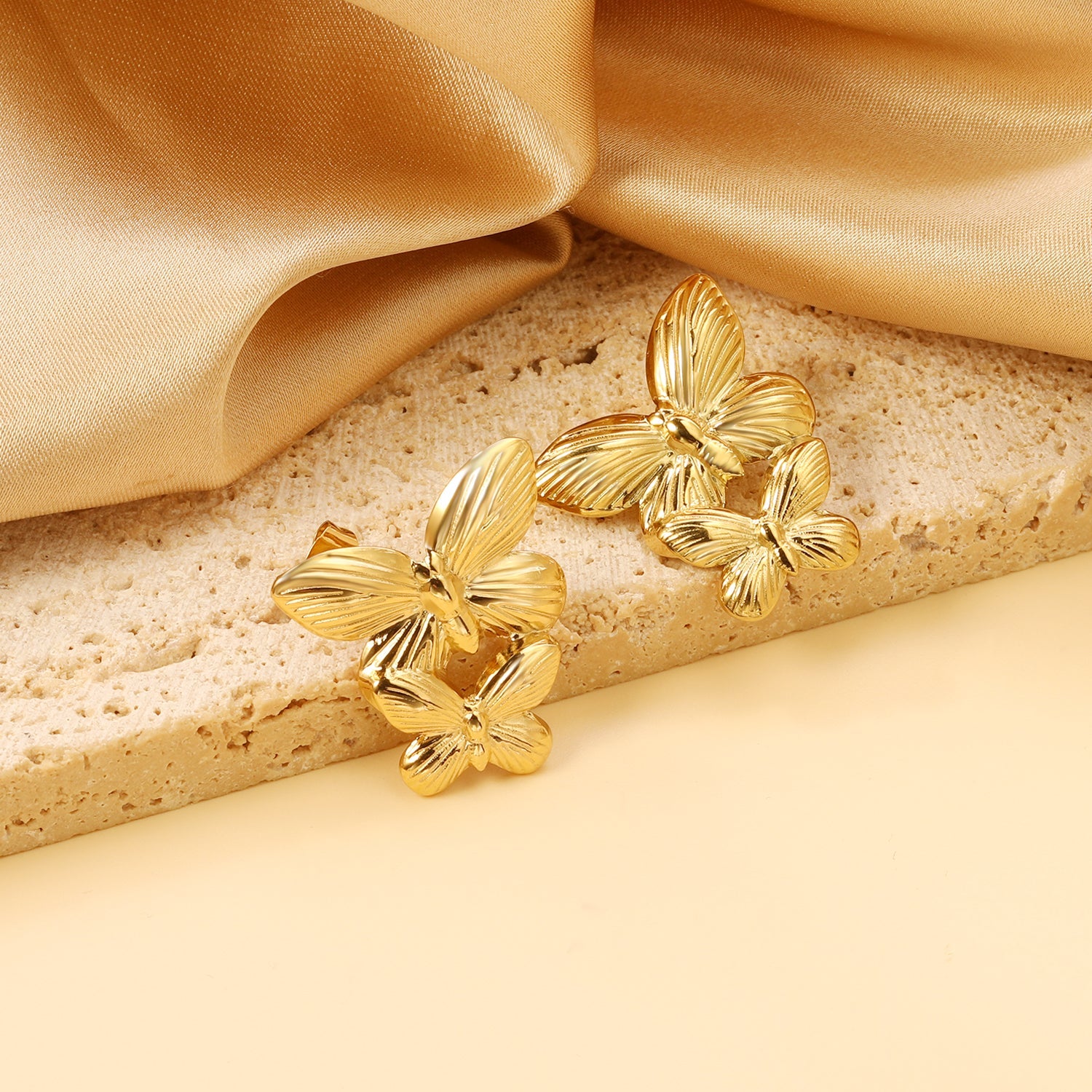Size Butterfly Earrings 24*27.6 asonjewelry