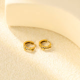 5.4 x 12mm star + half-circle imitation white Czech diamonds, earring posts 2.2 x inner diameter 10mm, gold-colored earrings