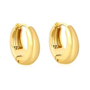 15.5*15mm Hoop Earrings in Gold/Mixed Colors