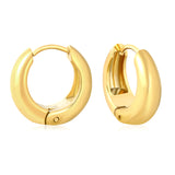 15.5*15mm Hoop Earrings in Gold/Mixed Colors